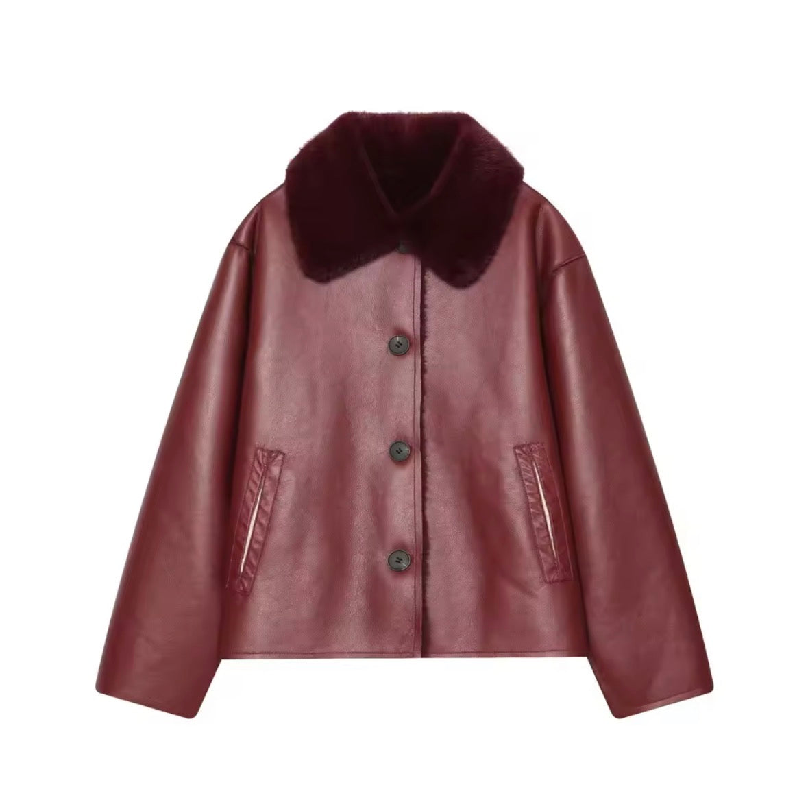 REVERSIBLE JACKET | SUEDE & BORG