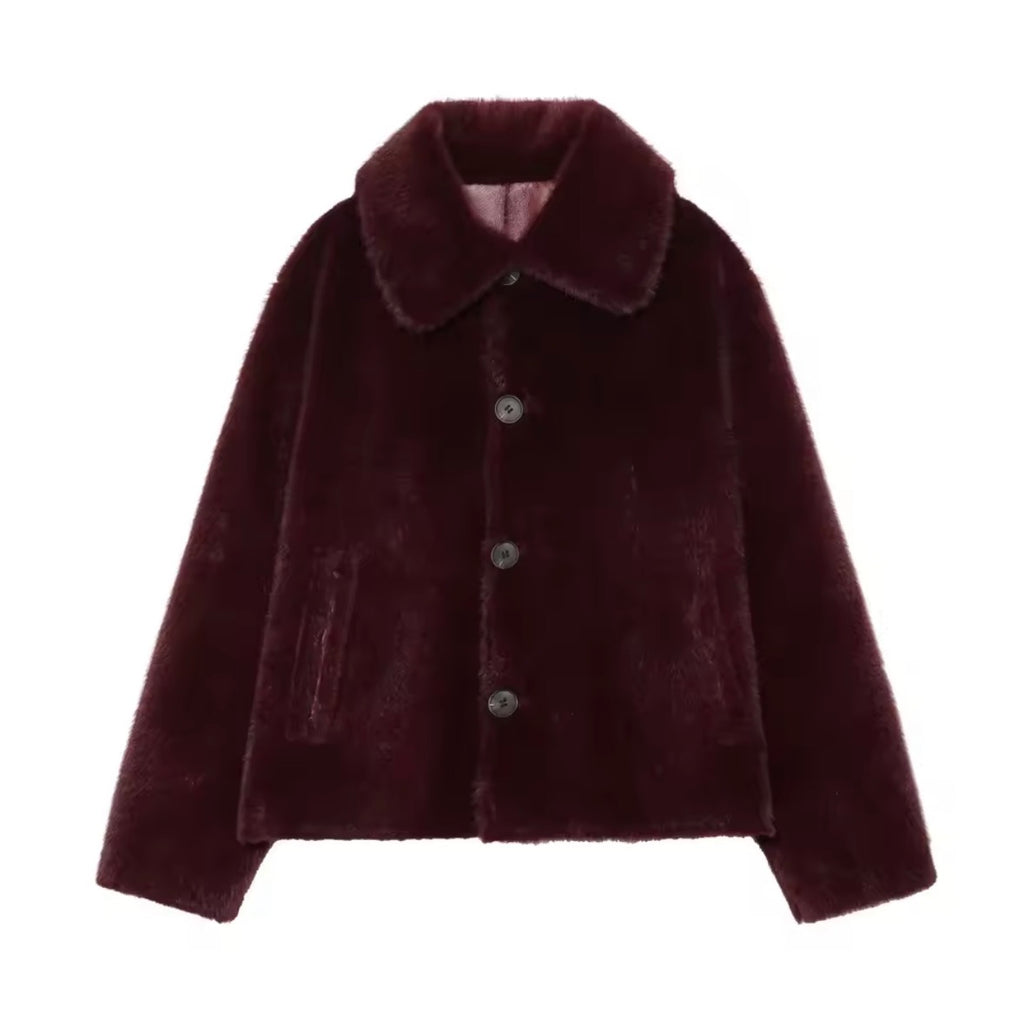 REVERSIBLE JACKET | SUEDE & BORG