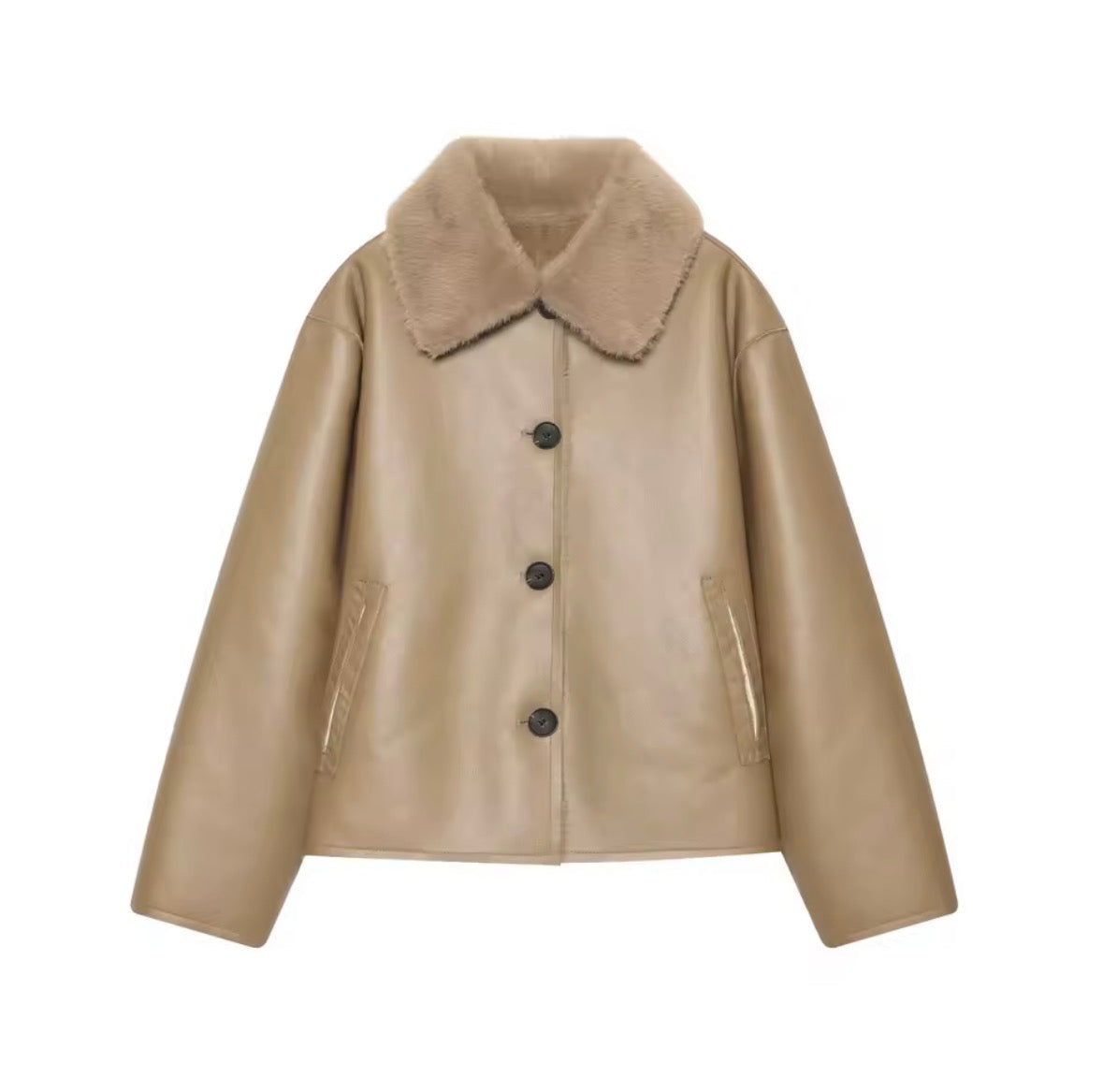 REVERSIBLE JACKET | SUEDE & BORG