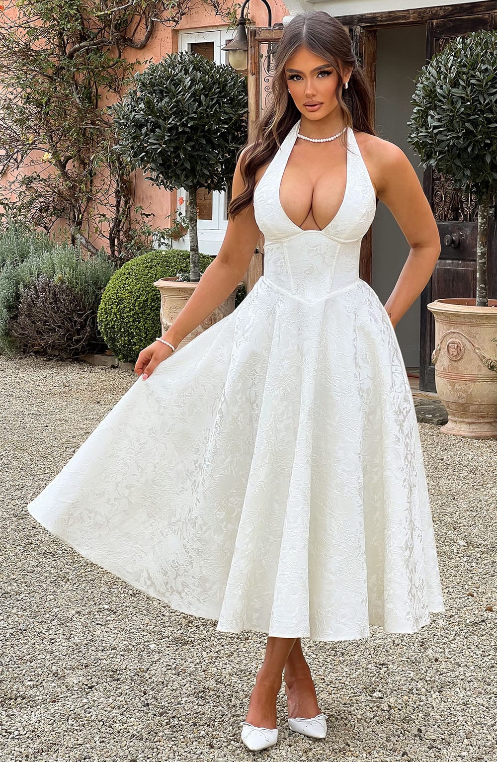Ara | Midi Halter Dress